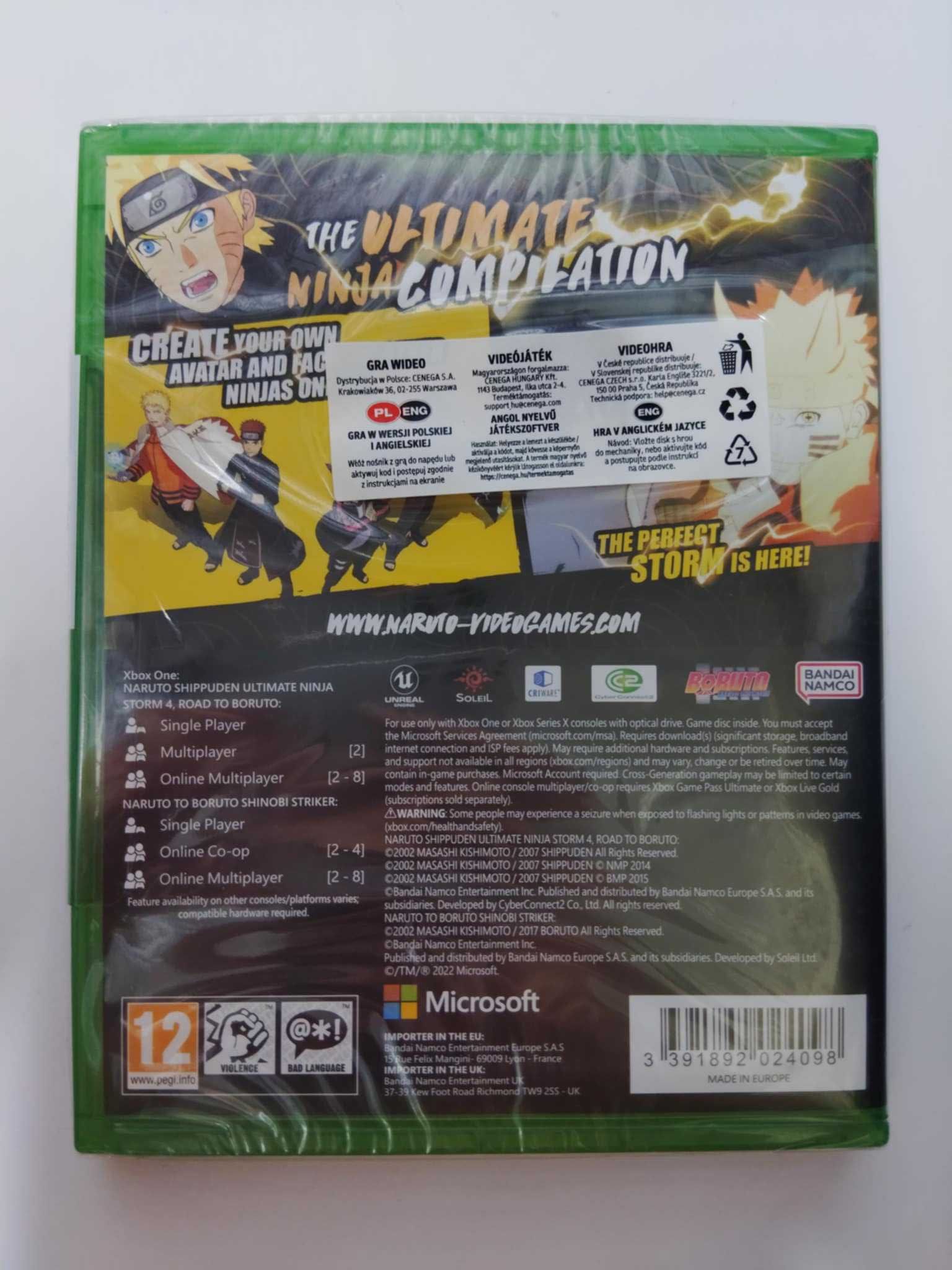 Naruto Shippuden Ninja Storm 4 + To Boruto Shinobi Striker Xbox One