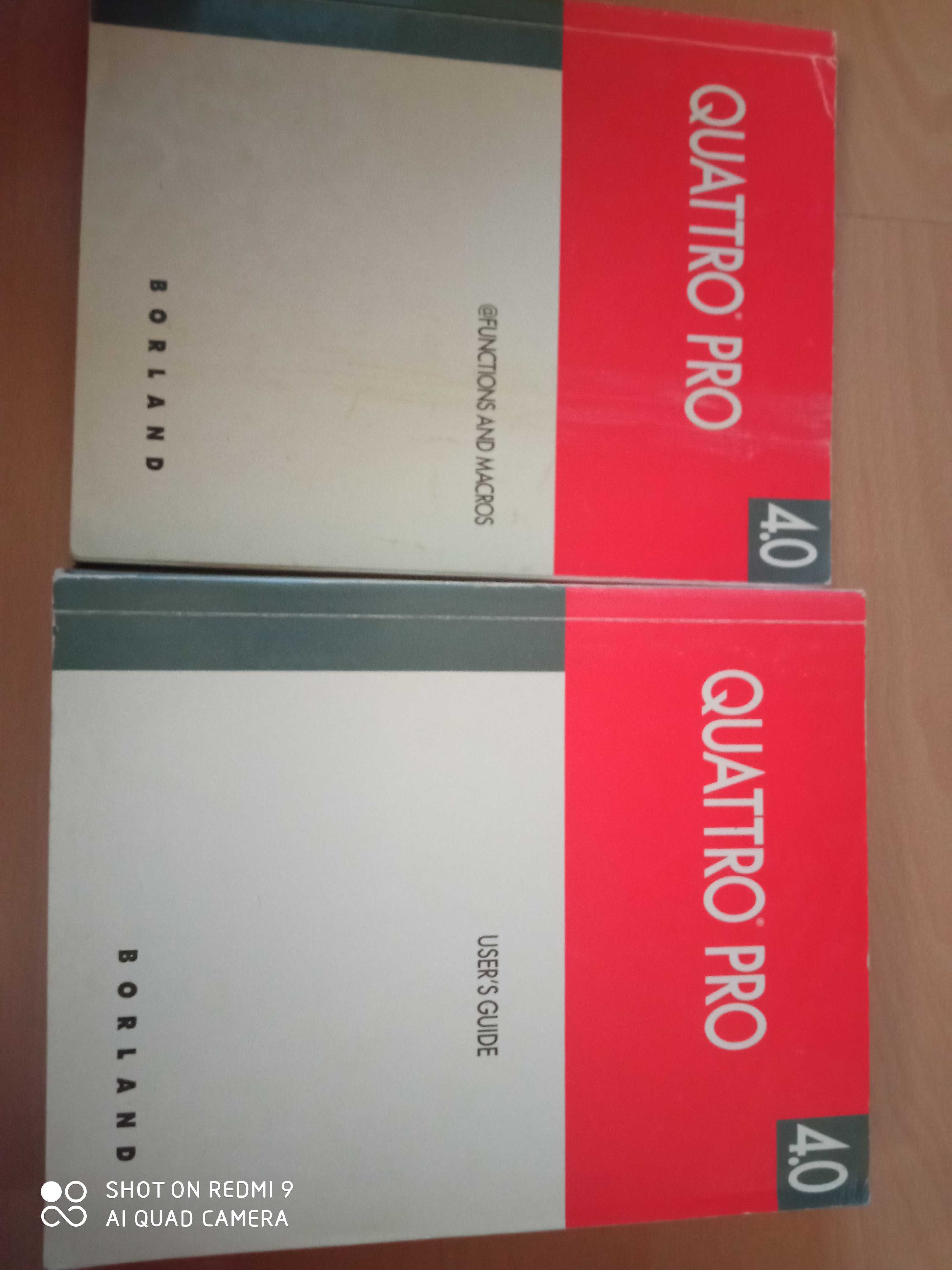 Książka QUATRO PRO 4.0 2 szt w języku angielskim. System Borland