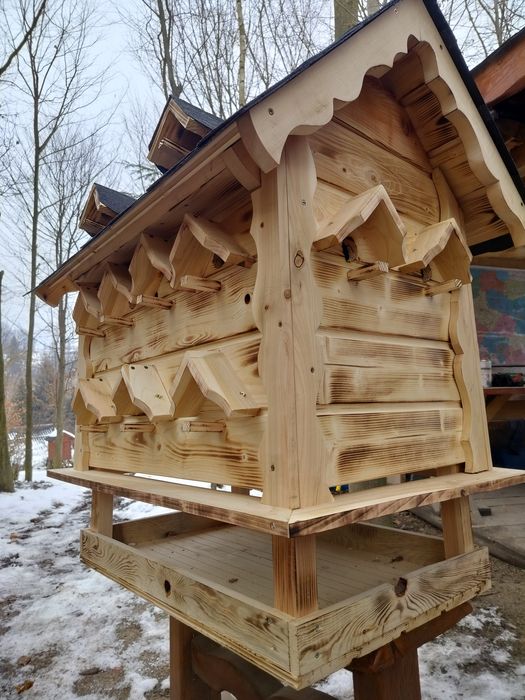 Karmnik budka dla ptaków domek lęgowy ptasi