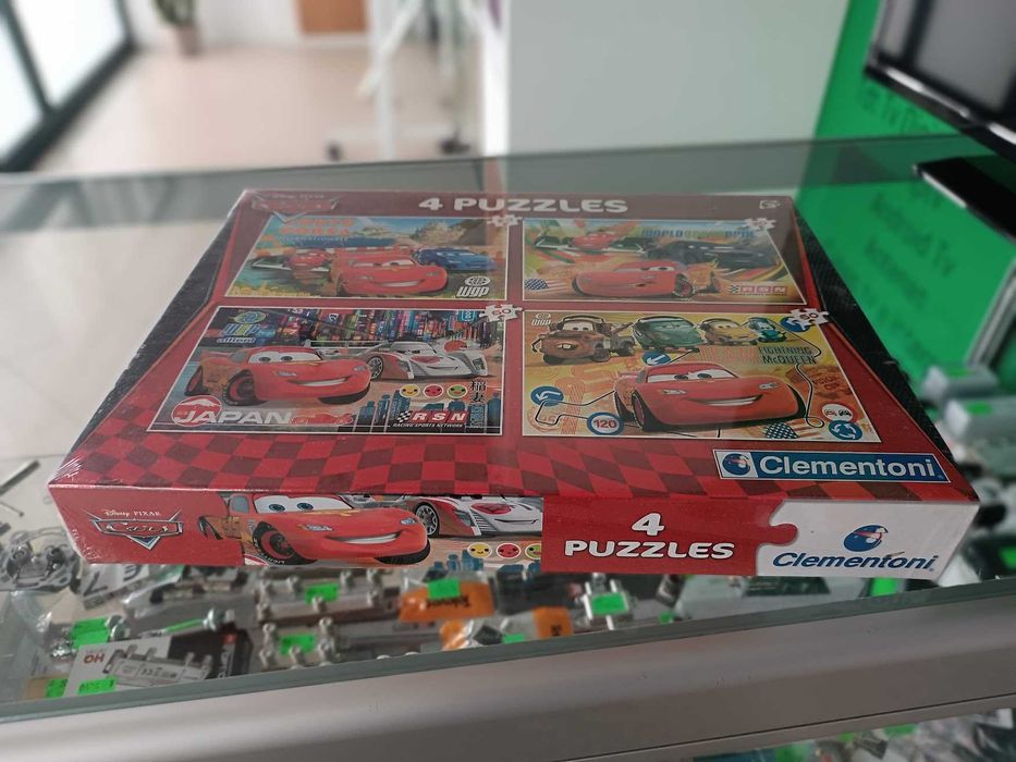 PROMO:Clementoni 4 Puzzles Disney Cars (20+20+60+60pcs)
