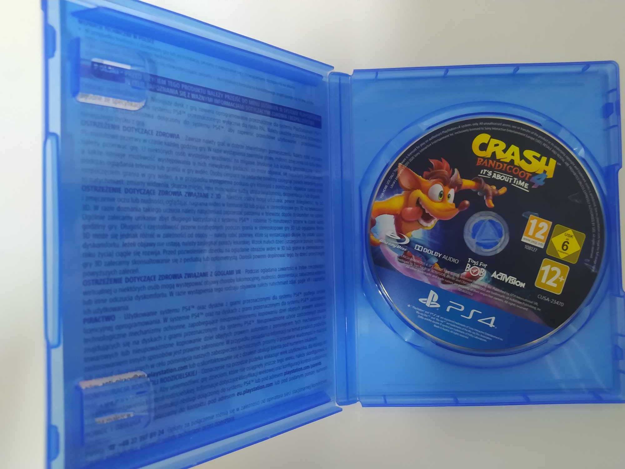 Crash Bandicoot 4 PS4 Polskie napisy w grze