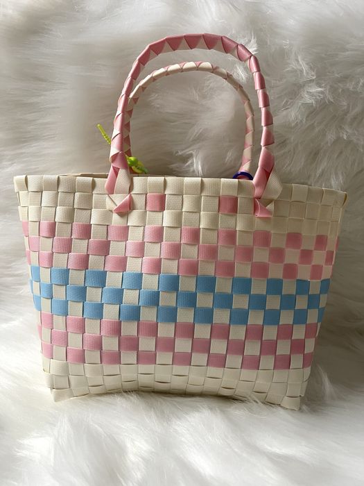 Torebka do ręki na plaże koszuczek koszuk handmade