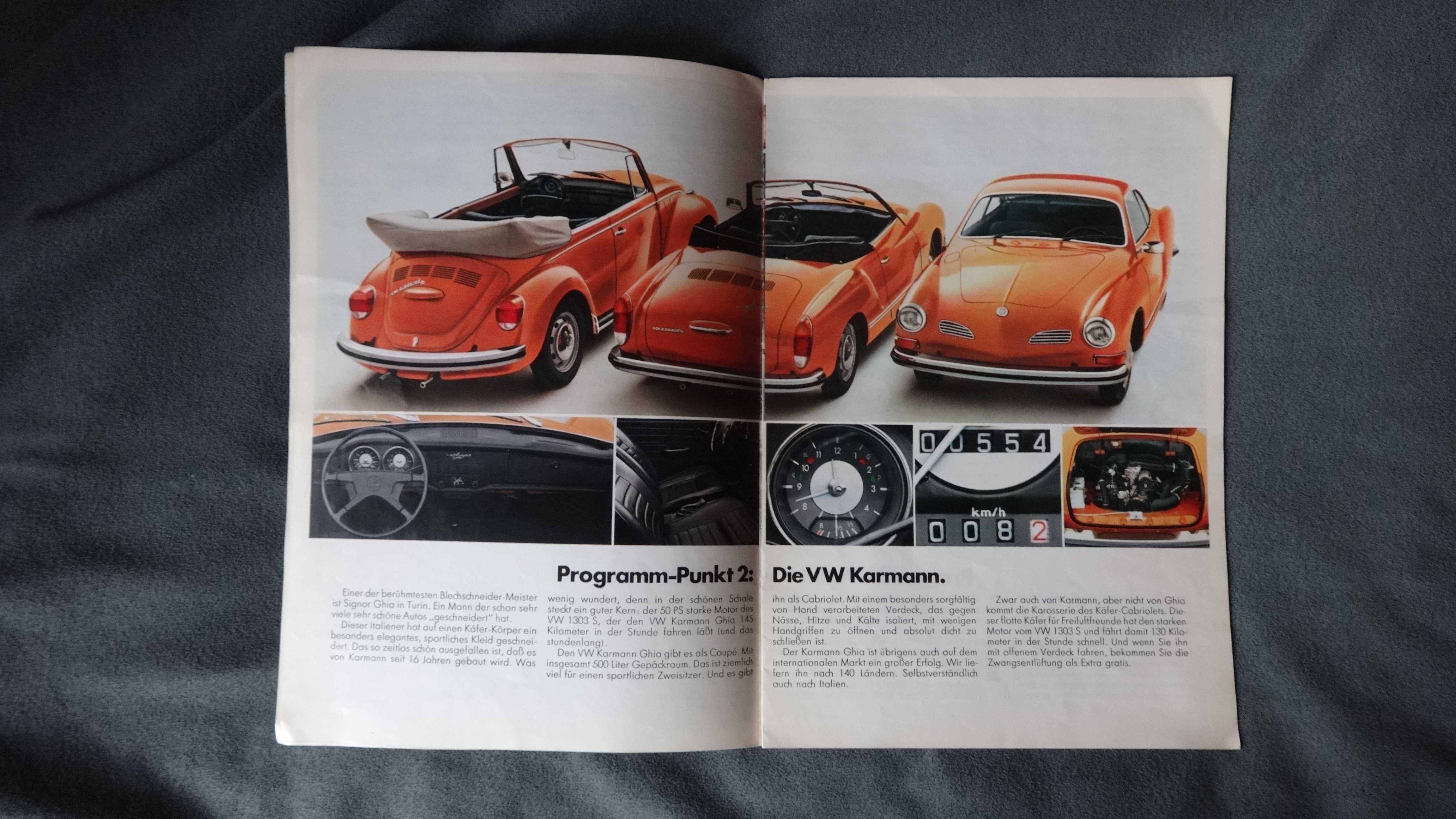 Prospekt Volkswagen 1973