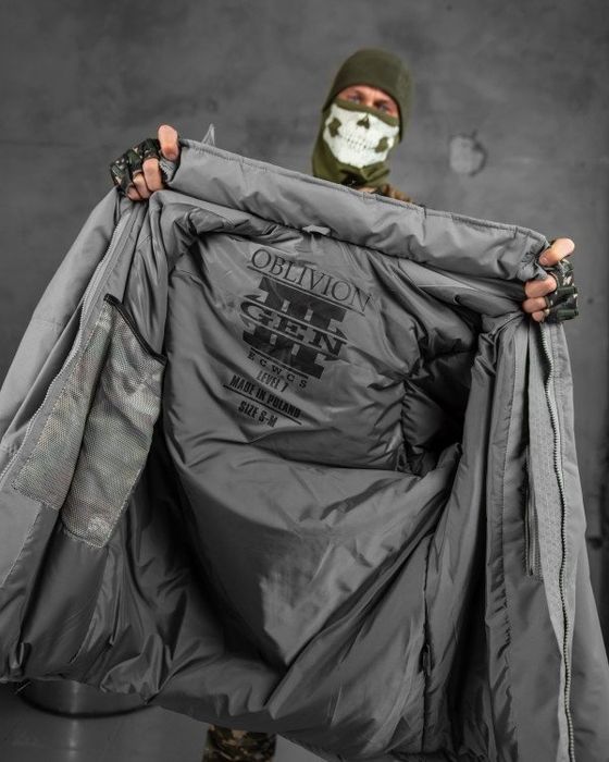 Зима ПОЛЬЩА 7 РІВНІВ СІРИЙ Зимовий костюм OBLIVION Level 7 (Poland)