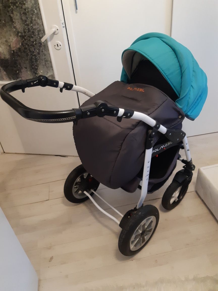 499Wozek 3w1 3 w 1 nemo dla chłopca niebieski