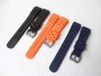 Silikonowy pasek gumowy do zegarka 20mm Seiko Citizen Orient Certina