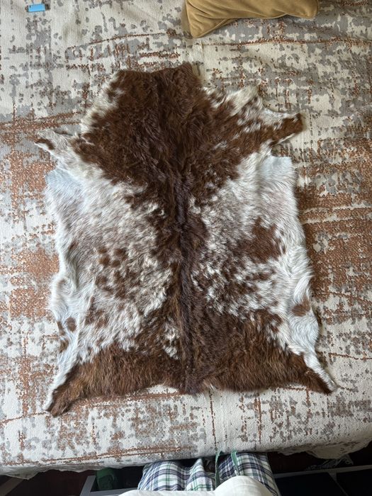 Tapete pele de cabra 70x100 NOVO!!!