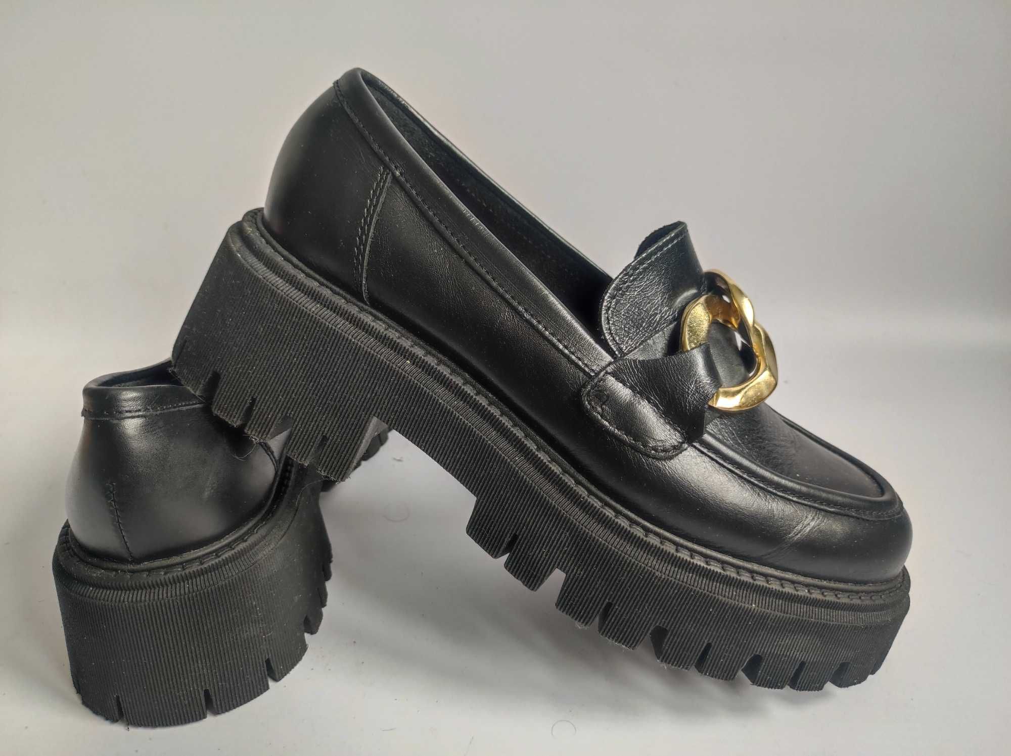 - Reken Maar - Mokasyny, loafersy r. 38