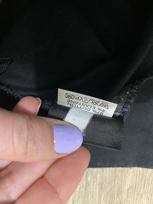 Spódnica czarna mini elegancka 38/M/10