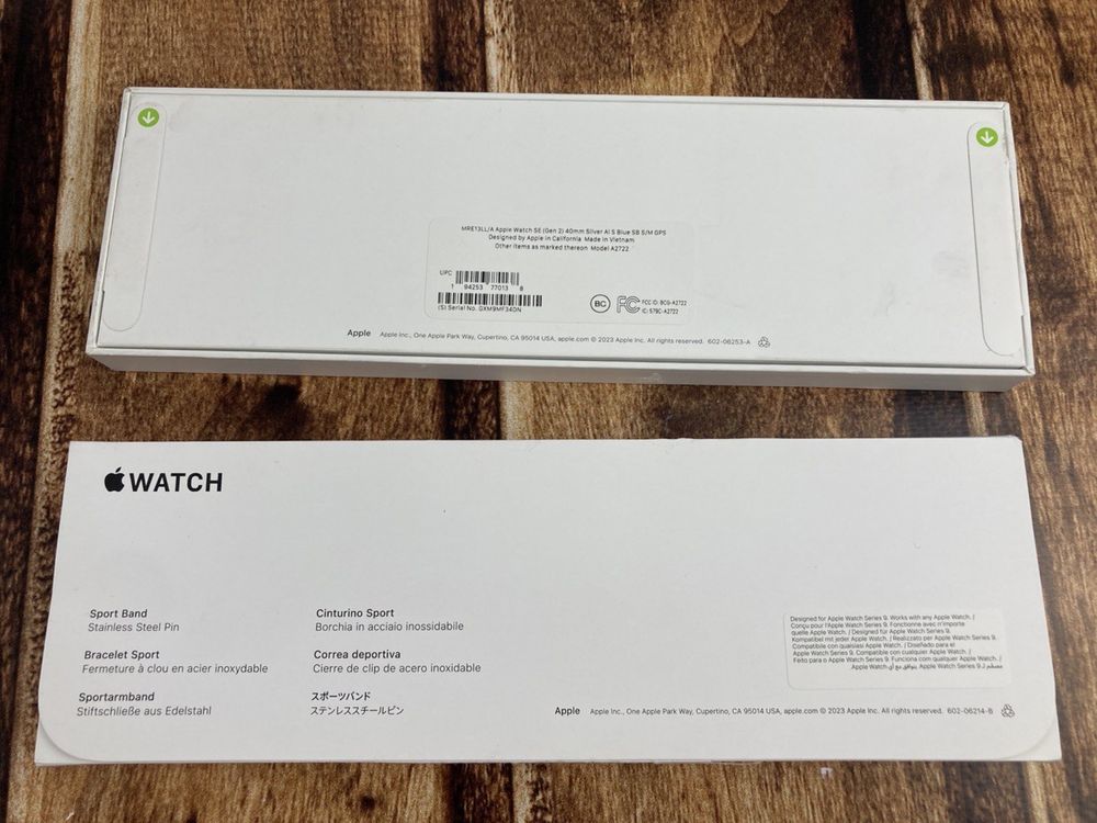 Новий Smart годинник Apple Watch SE 2nd 40mm 2023 SB Silver