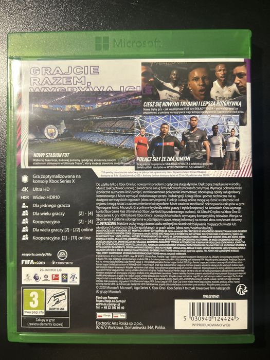 Fifa 21 na xbox series x/one