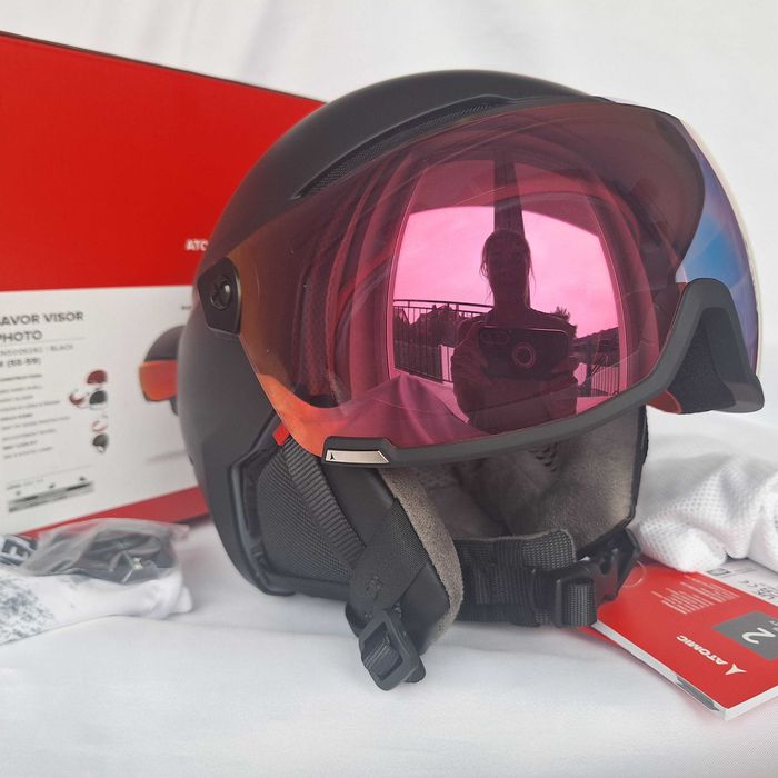 Kask narciarski Atomic Savor Visor Photo Black M 55-59cm S1-3