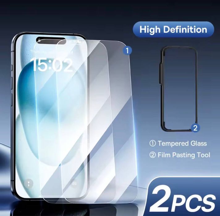 Захисне скло і кейс Baseus на iPhone 16 Pro Max