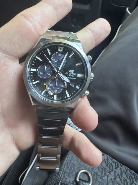 Casio Edifice Solar (сапфир, сталь)
