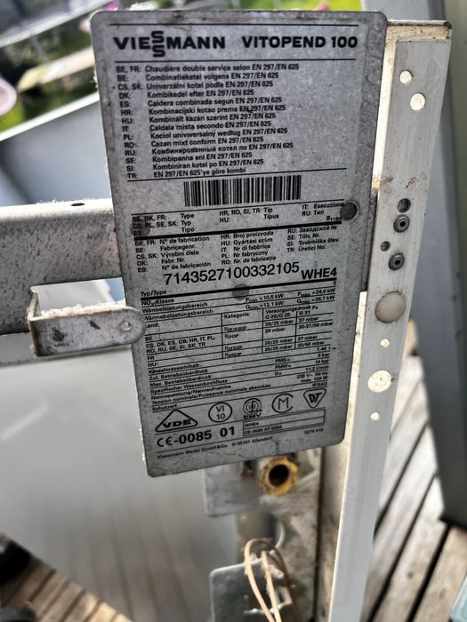 2 piece viessmann vitopend 100