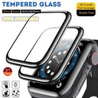 Защитное противоударное 3D стекло для Apple Watch скло