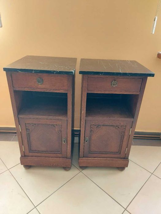 Meble dębowe antyk.