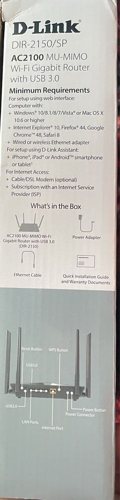 Router d-link Ac 2100