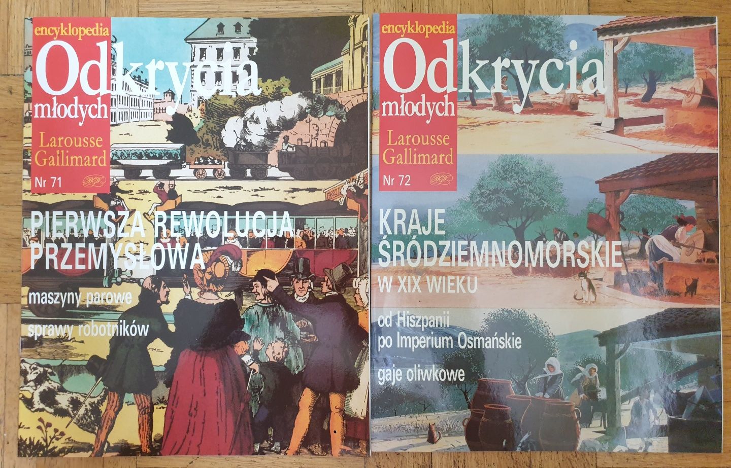 26x Encyklopedia Odkrycia Młodych Larousse Gallimard