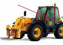 Скло на кабіни JCB 531-70/535-95/535/125 / Скло для навантажувачів