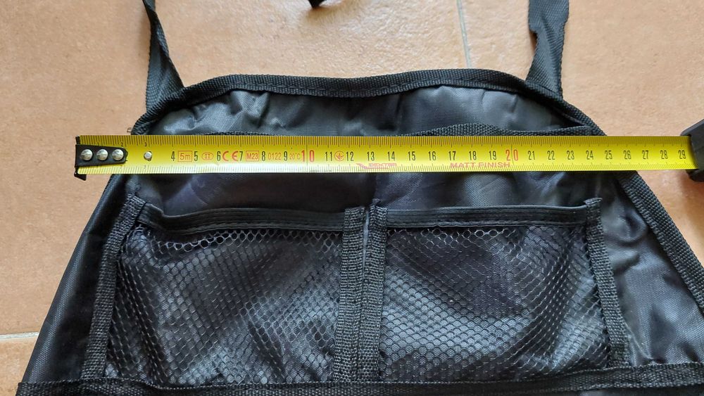 Sistema de arrumação para banco automovel