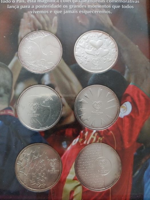 Moedas 8€ colecao euro 2004