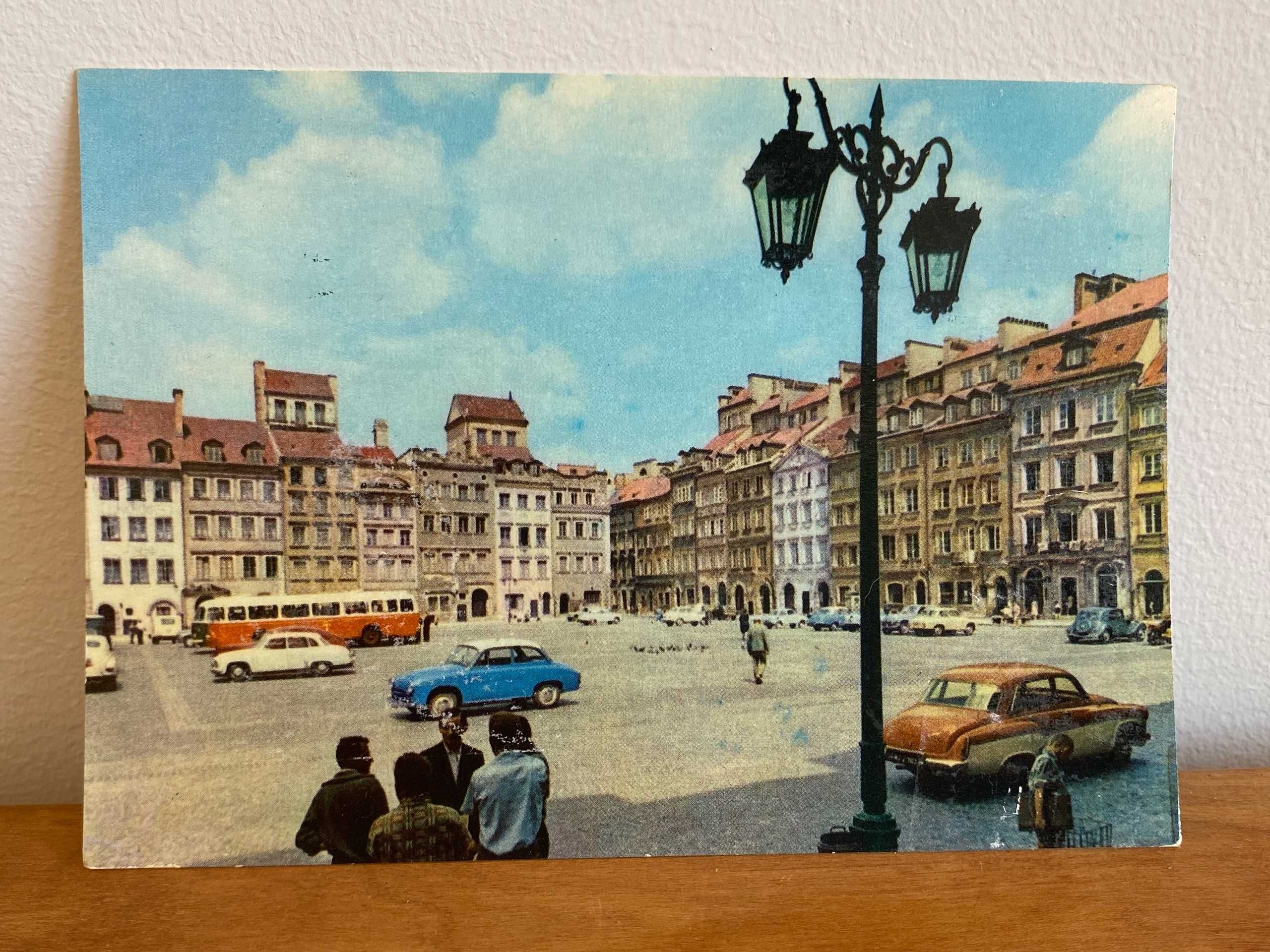 Stara Pocztówka Fotografia 1967 Warszawa Stare Miasto Rynek