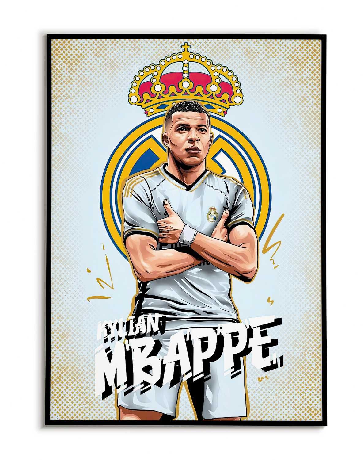 Kylian Mbappe Plakat A3 Real Madryt
