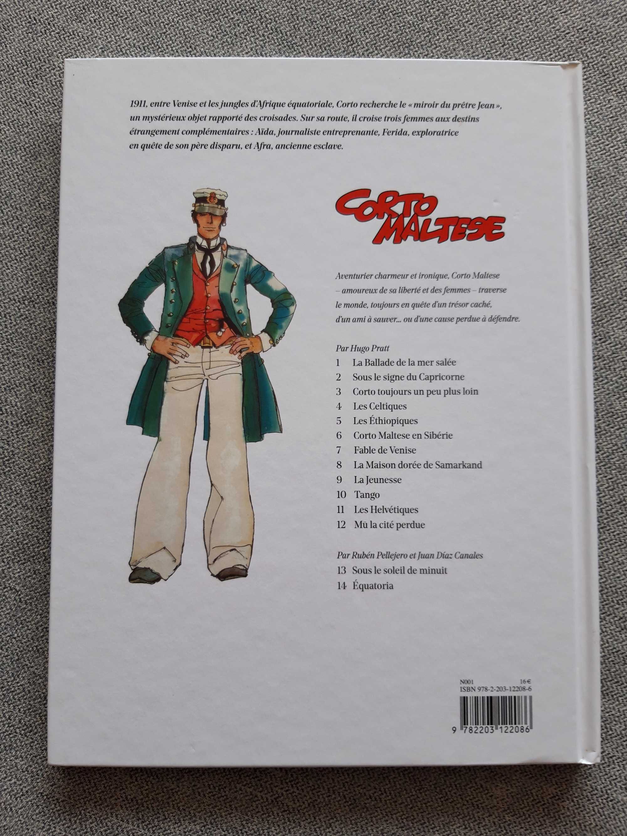 BD Hugo Pratt Corto Maltese "Équatoria"