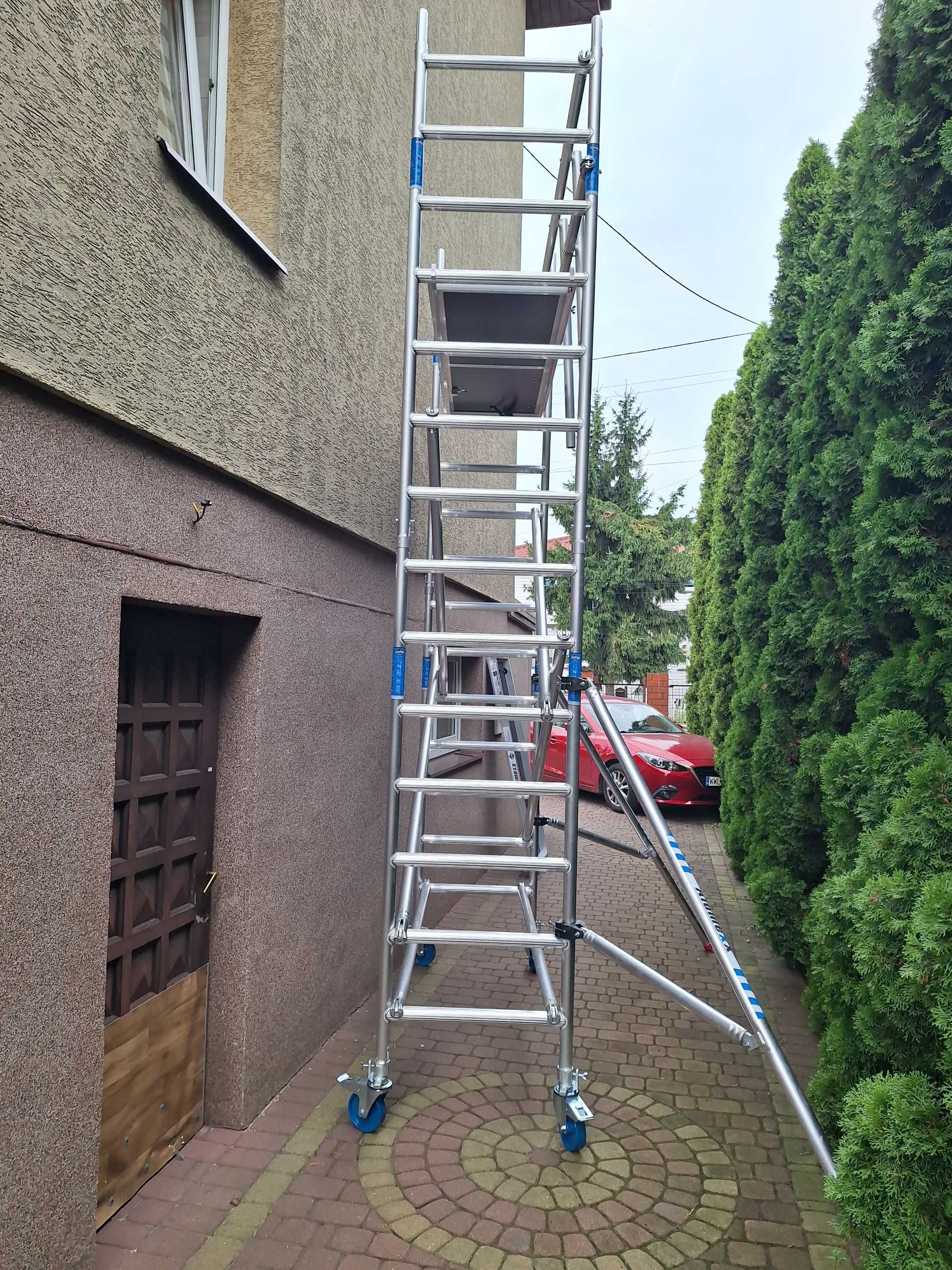 Rusztowanie przejezdne Alumexx 75x190x520 wysokość robocza.