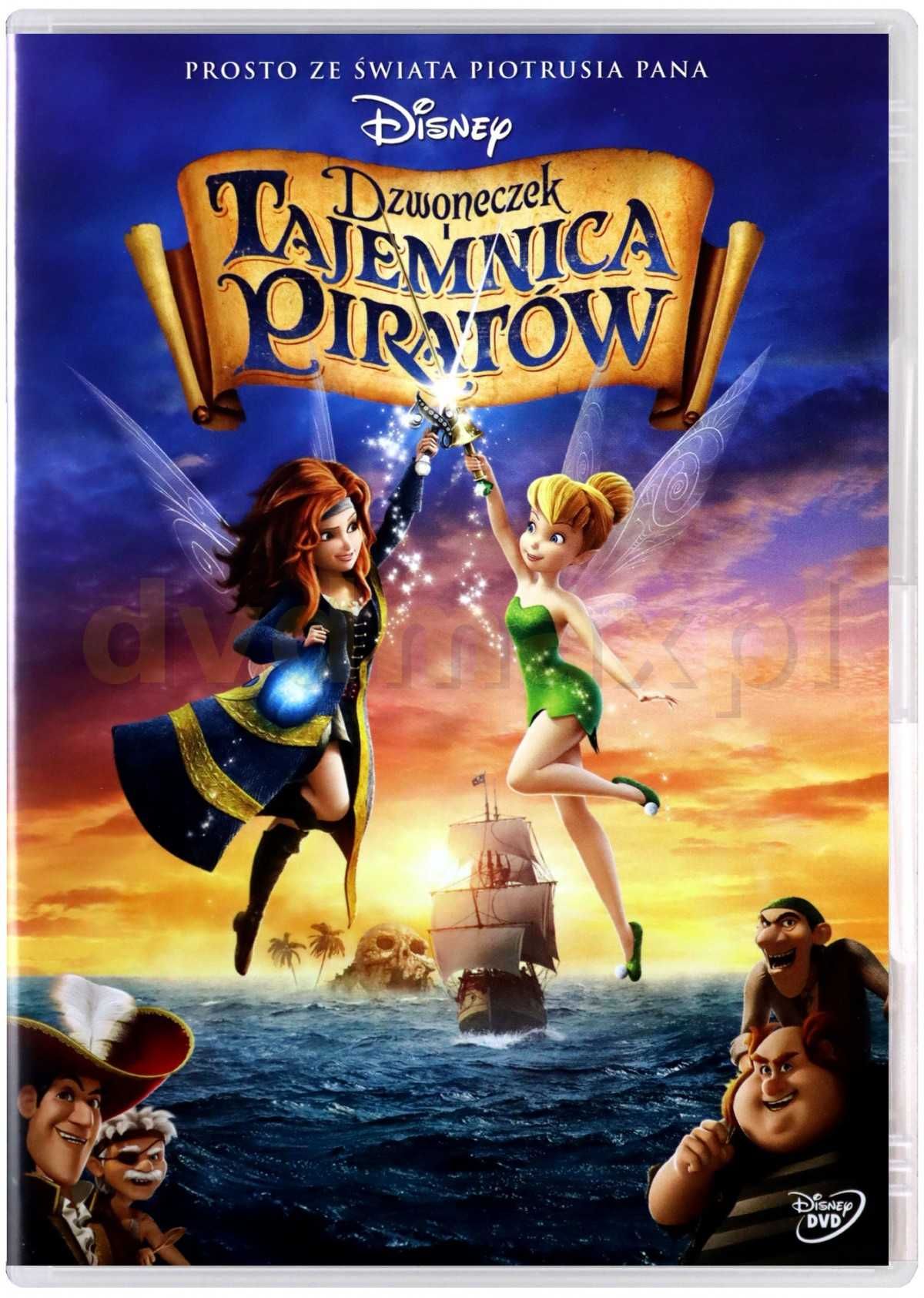 Dzwoneczek i Tajemnica Piratów, Disney, płyta DVD