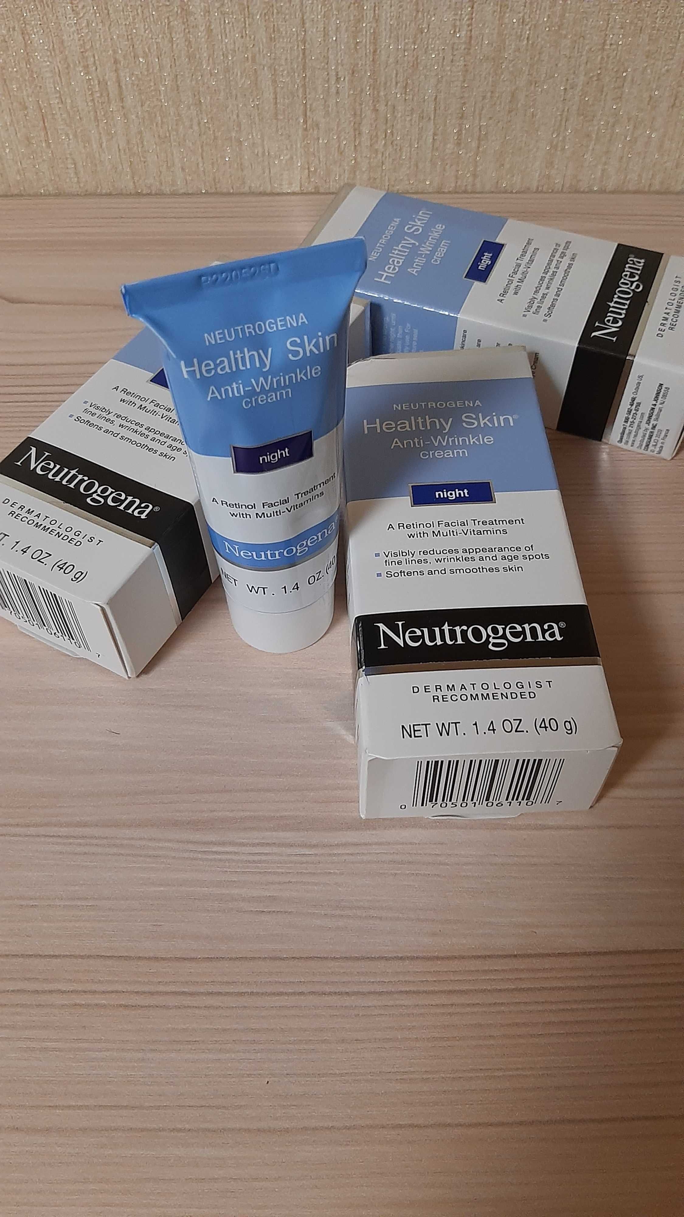 Крем ночной с ретинолом против морщин Neutrogena Health Skin