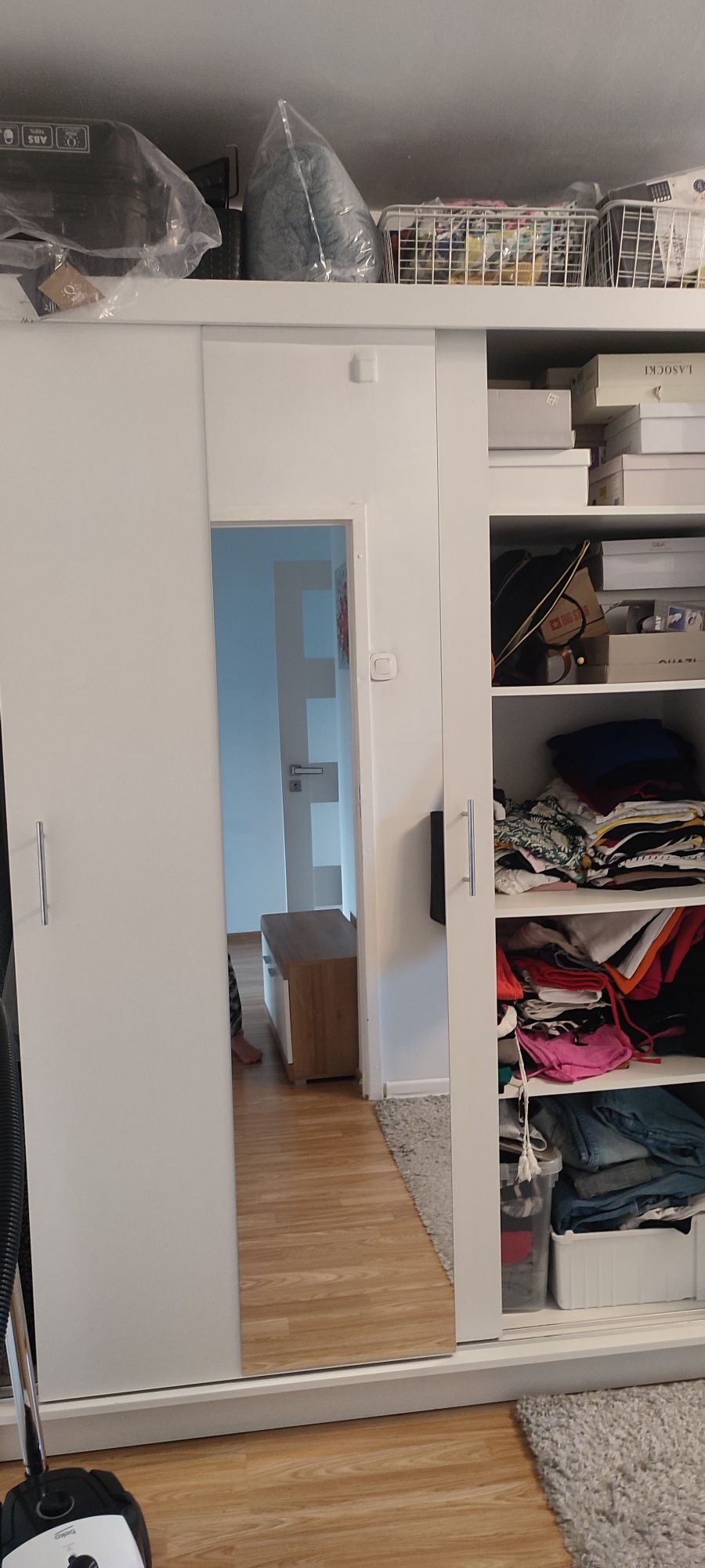 Szafa przesuwna biała