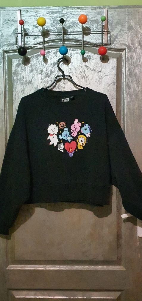 Bluza crop Jumper BT21 damska xs