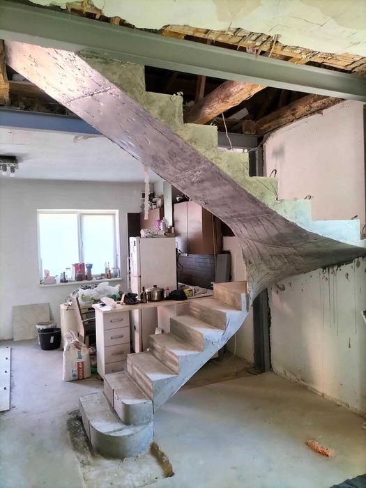 Бетонні сходи / Бетонные ЛЕСТНИЦЫ КИЕВ и ОБЛАСТЬ Изготовление под ключ