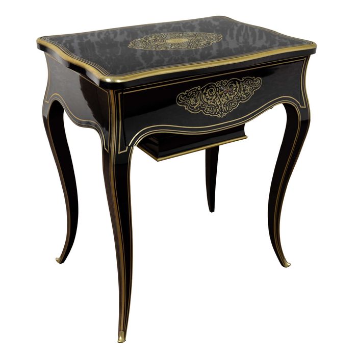 Stolik Tahan Napoleon III Ludwik XV sygnowany antyk stary