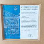 Azulejo de coleção assinado e certificado