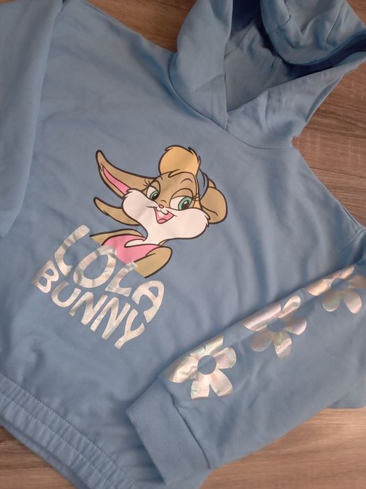 Bluza z kapturem, LOLA Bunny, roz. 134 cm, Sinsay