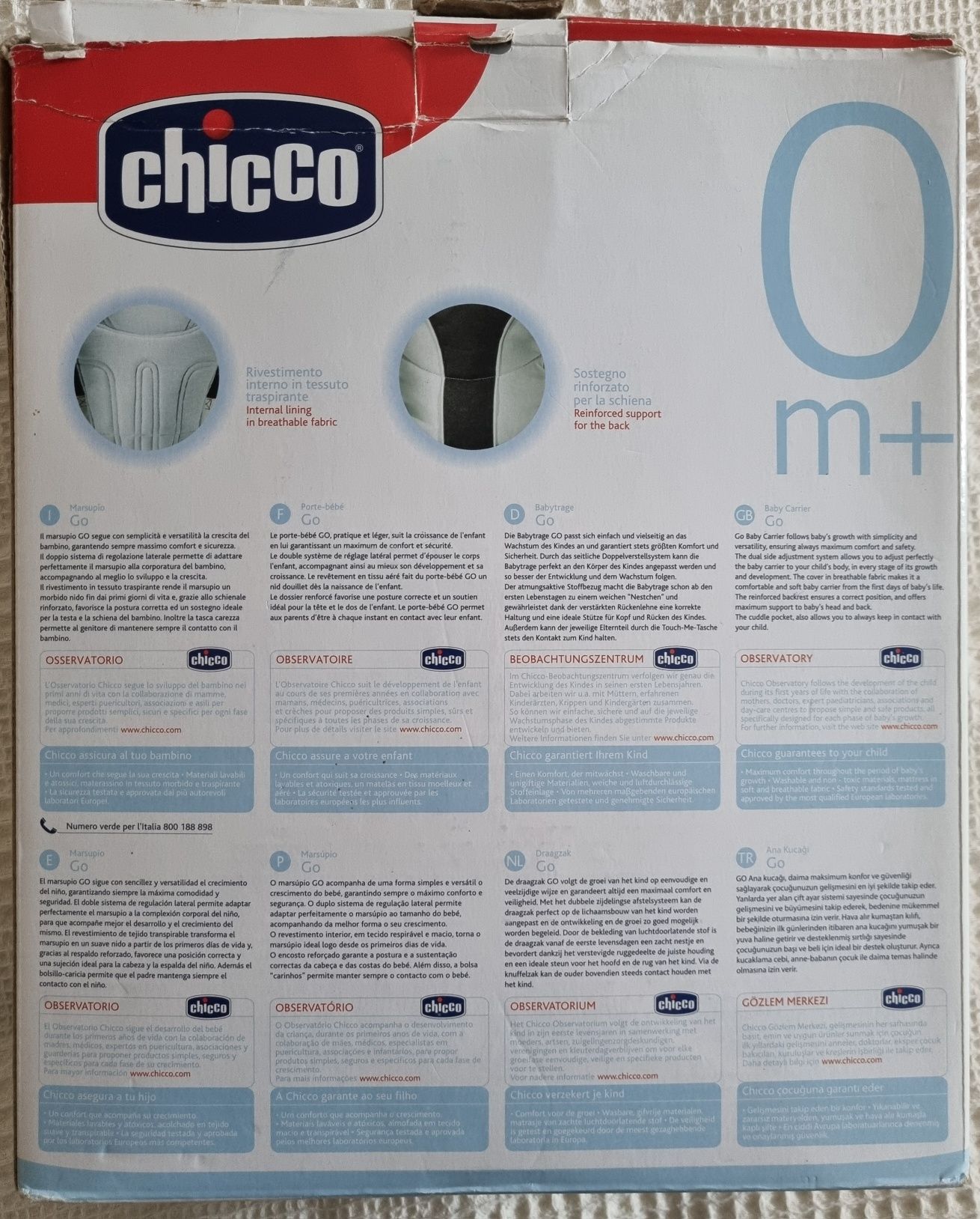 Кенгуру-переноска Chicco GO для немовлят