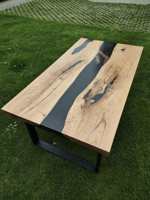 Stół Ława Dąb Źywica Epoksydowa