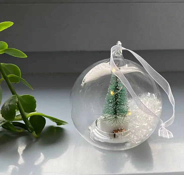 Bombka choinka led świecąca