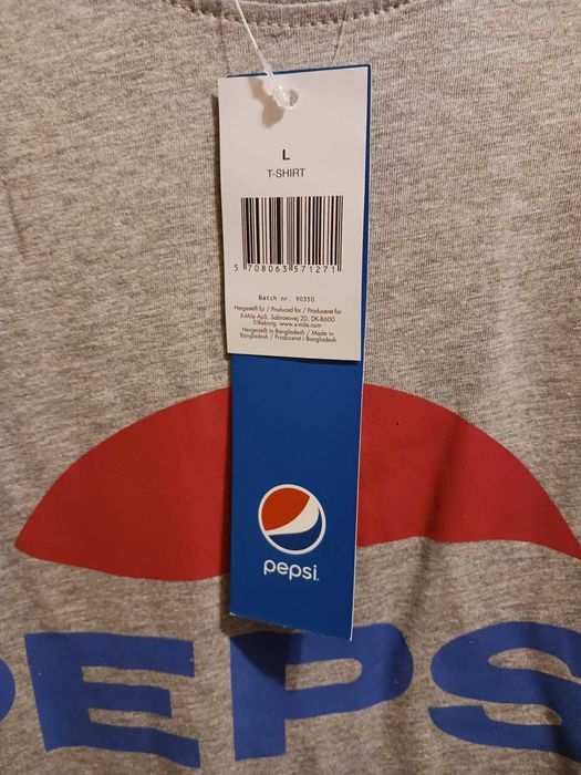 T-Shirt Oficial da Pepsi (Tamanho L)