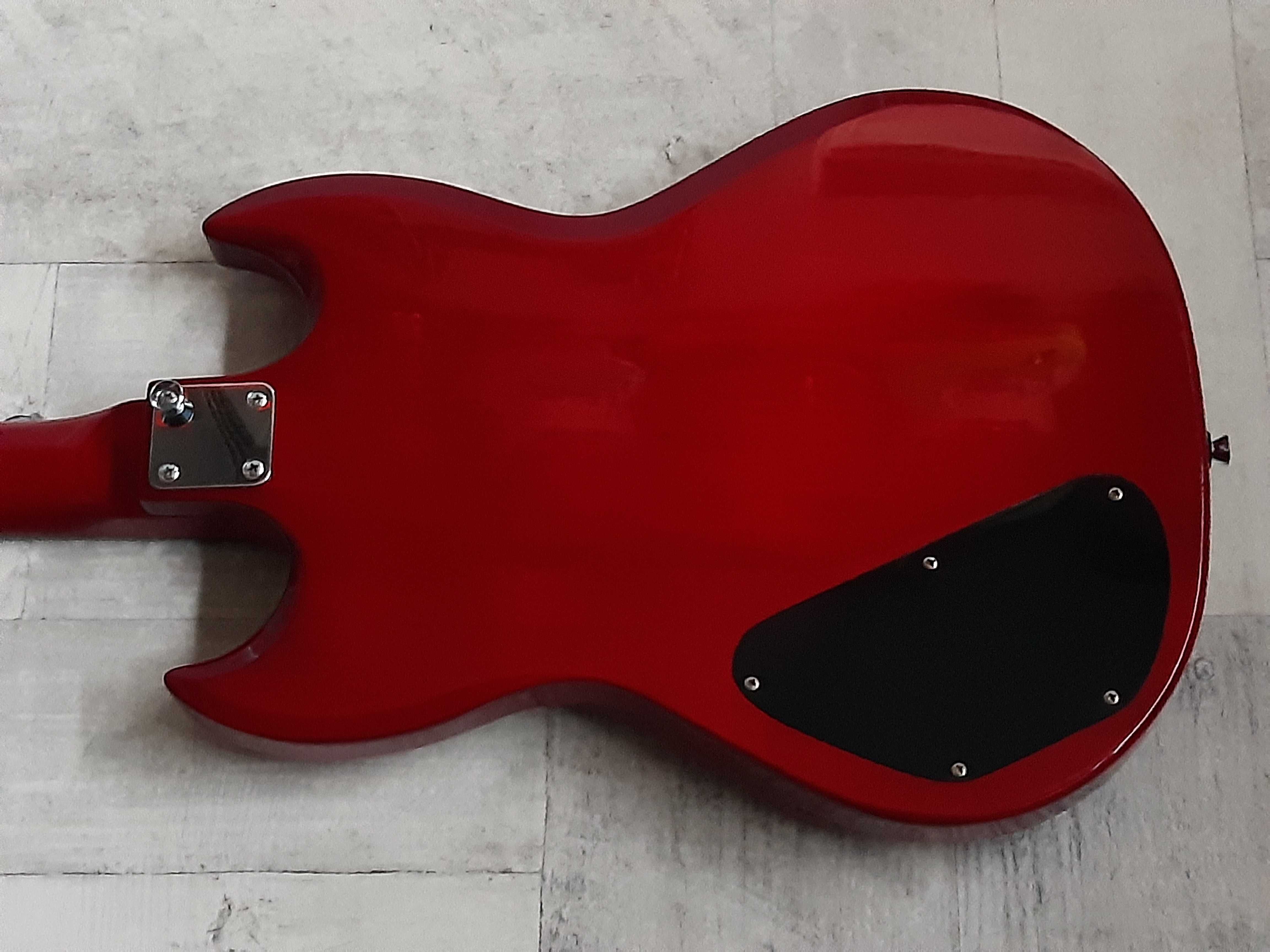 Gitara elektryczna SG-transparent red-Giovanni-Gibson- wysyłka-zamiana