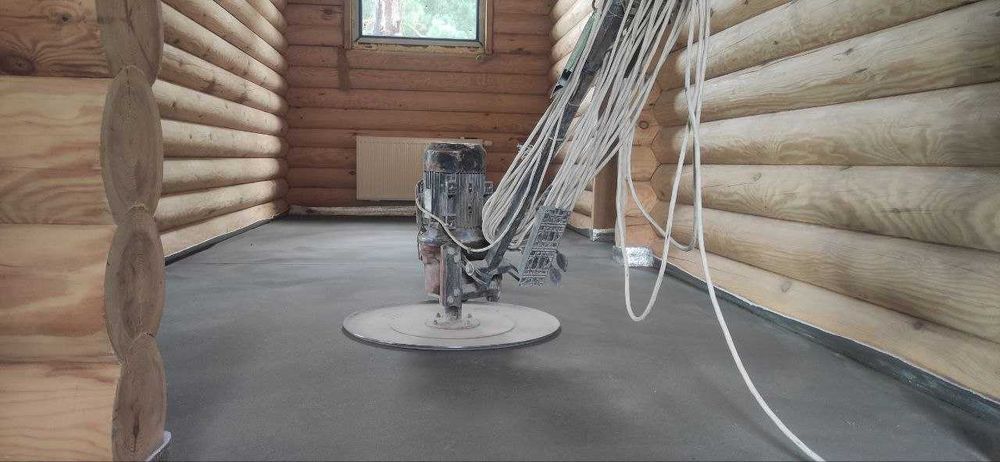 Стяжка пола, Полусухая стяжка, Стяжка підлоги, Напівсуха стяжка