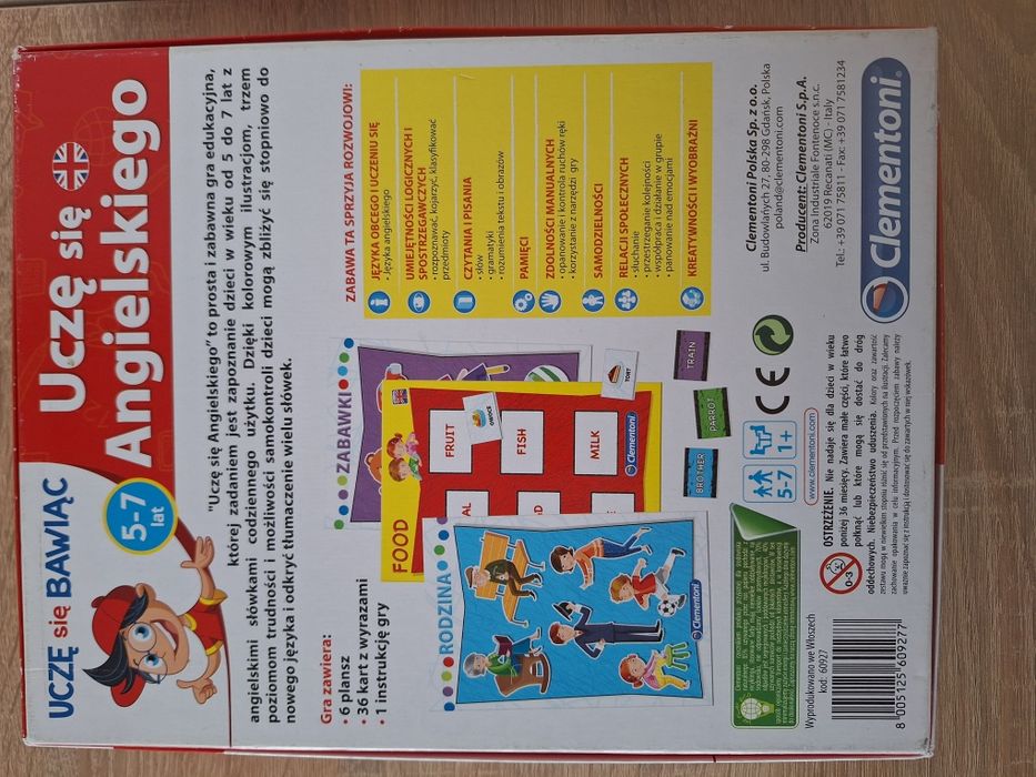 Uczę się angielskiego Clementoni