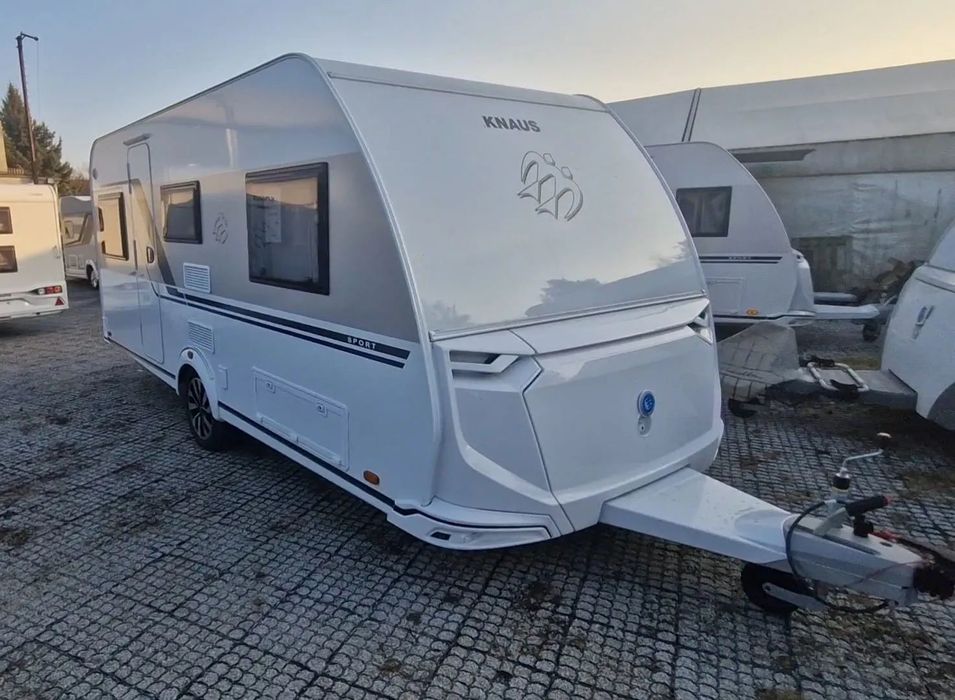 KNAUS SPORT 460 EU  bogato wyposażona przyczepa / OGRZEWANIE PODŁOGOWE