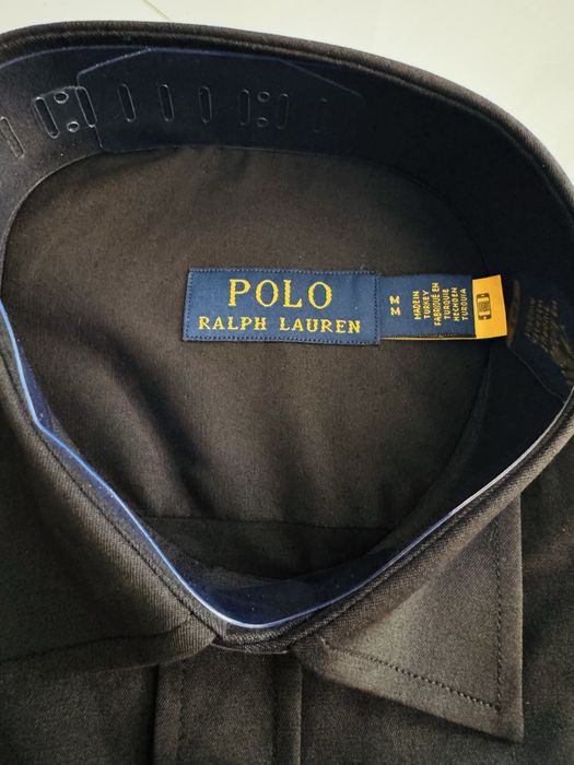 Koszula Polo męska czrna i biała