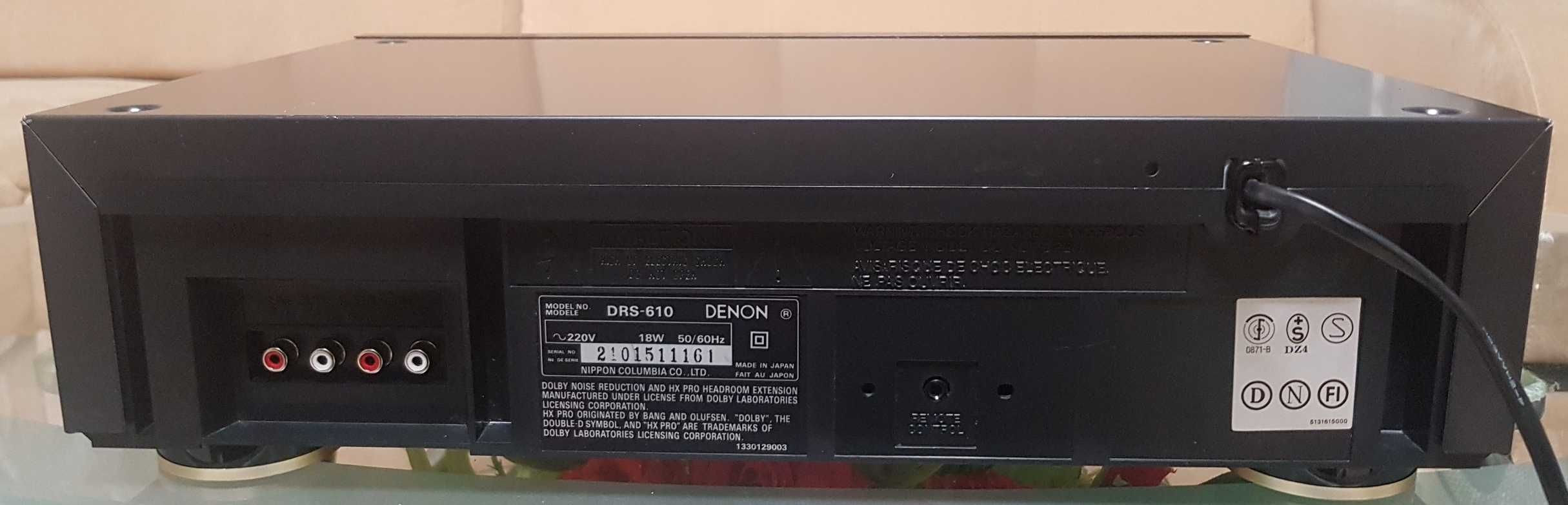 Кассетная дека Denon DRS-610 made in Japan/Japon