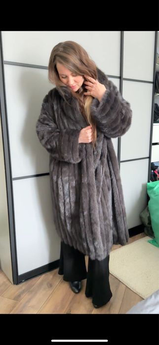Шуба норкова натуральна