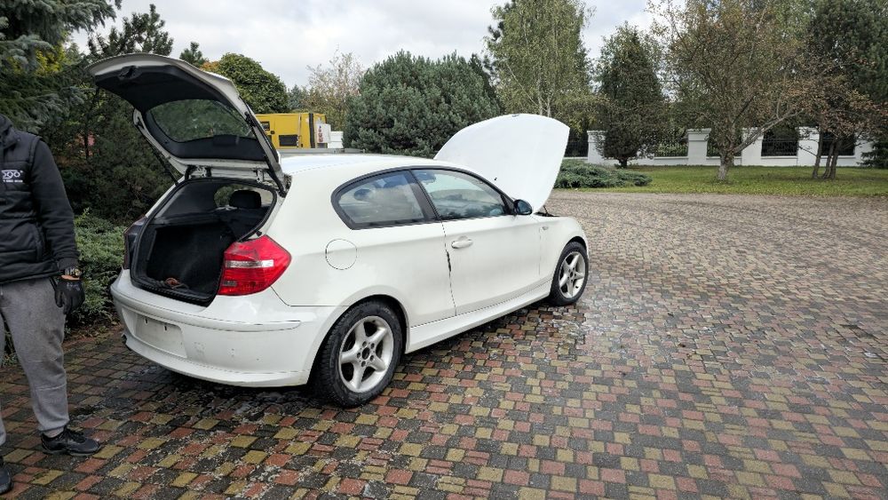 BMW E81 drift. Uszkodzony silnik.